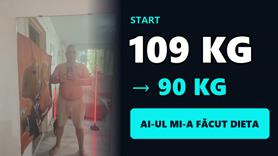 Mi-am făcut dieta cu AI: 1.500 de calorii, 30 de zile